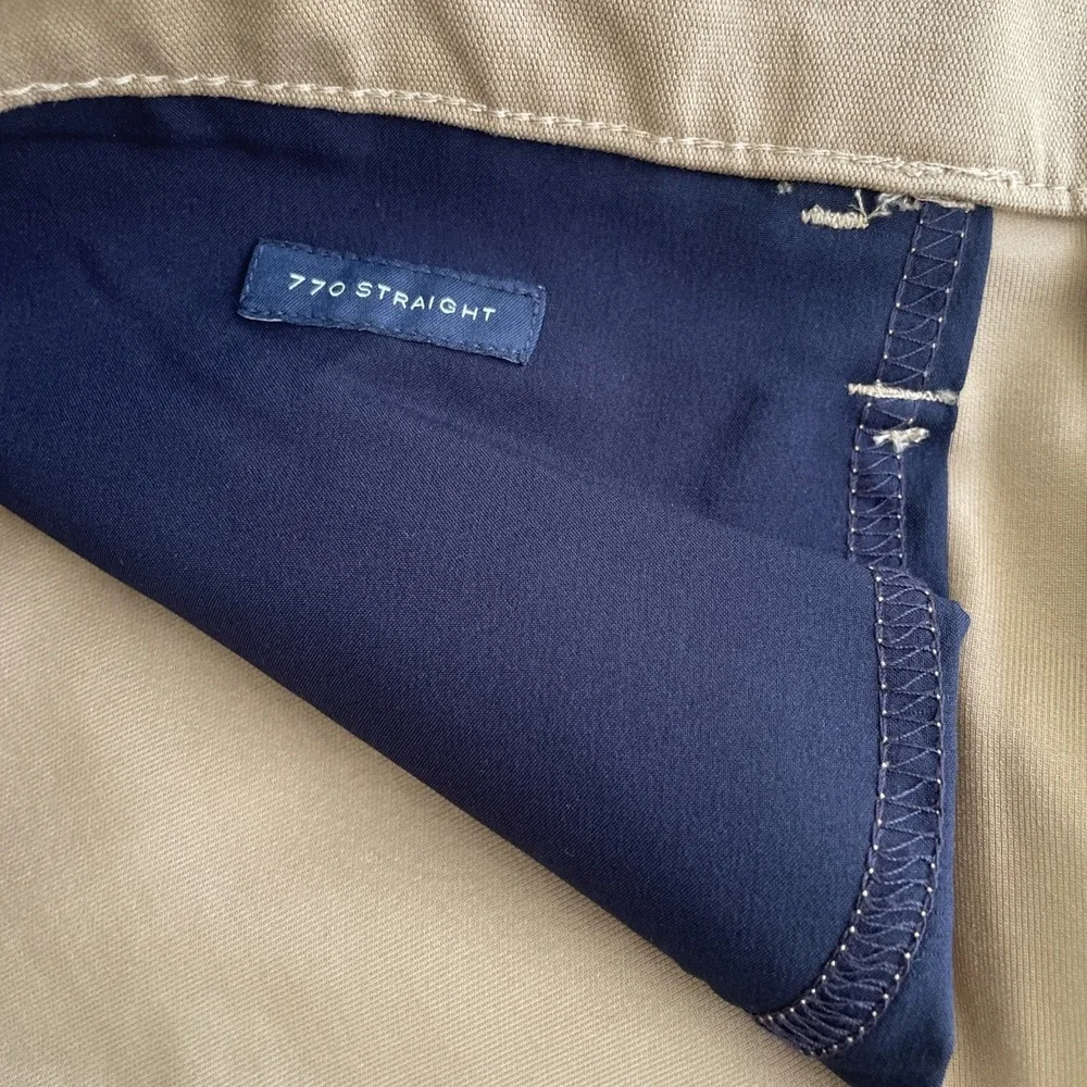 J.Crew Tech Pant 770 Straight Fit Khaki Stretch Performance Chino Pants 30x34NEW